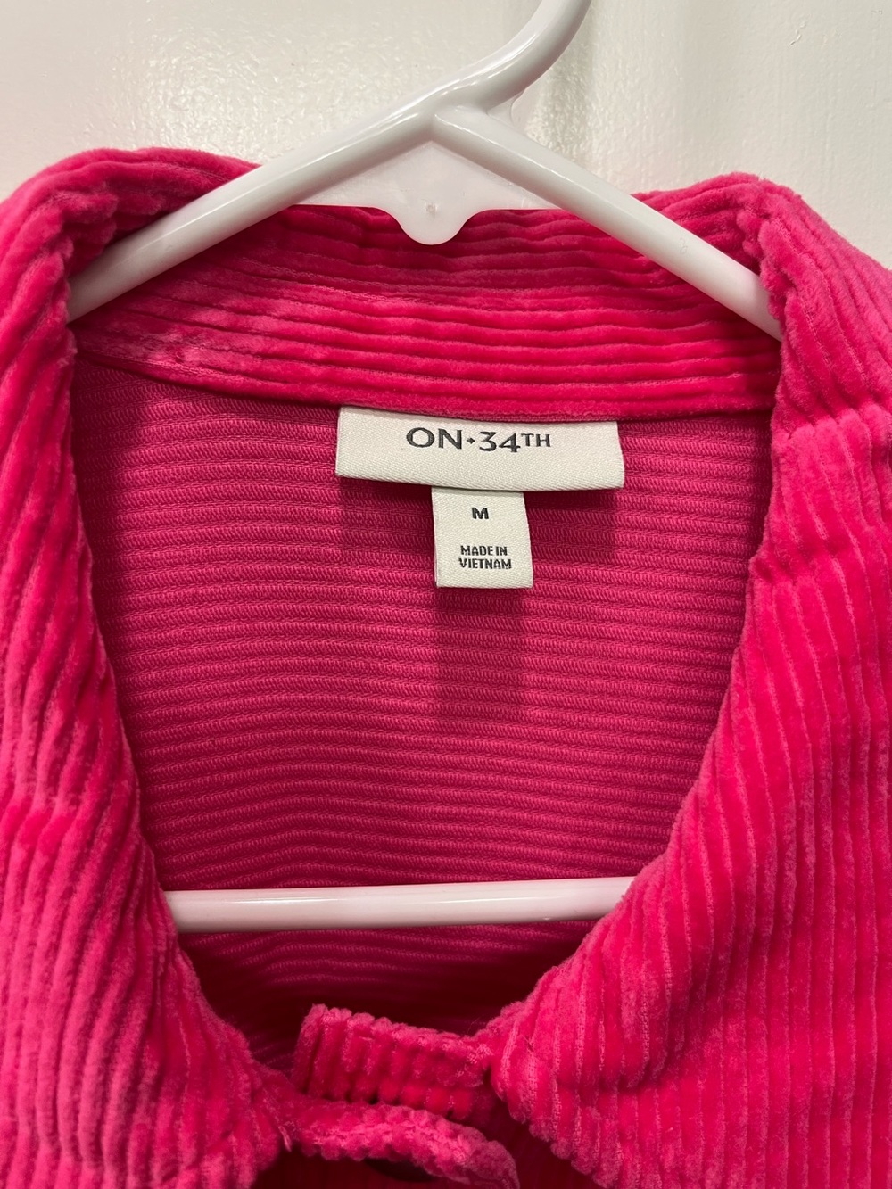 Corduroy Jacket Bright Pink - Picture 3 of 9